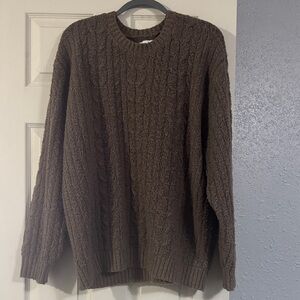 Hollister women’s Brown Crewneck Sweater
